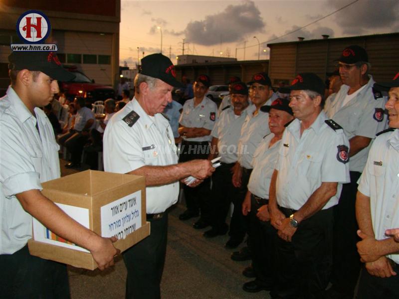 Awarding certificates and ribbon