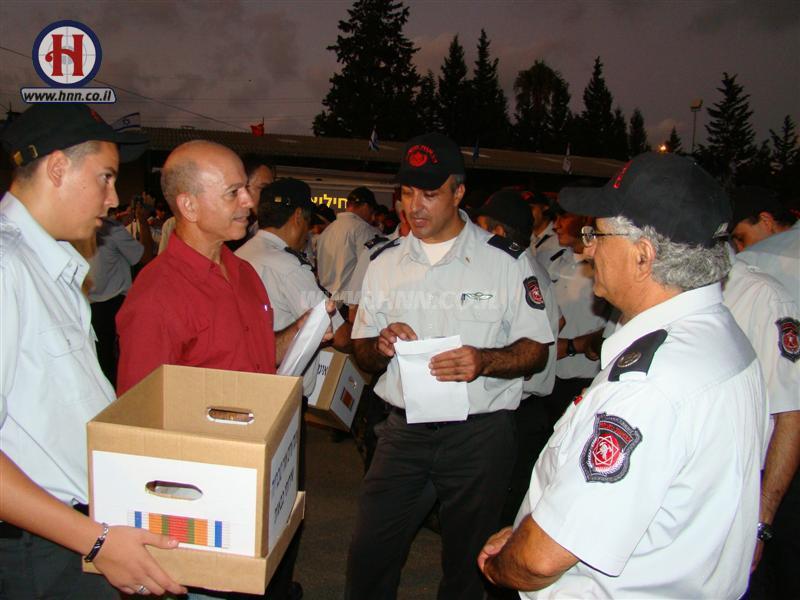 Second Lebanon War Ribbon distributed to firemen