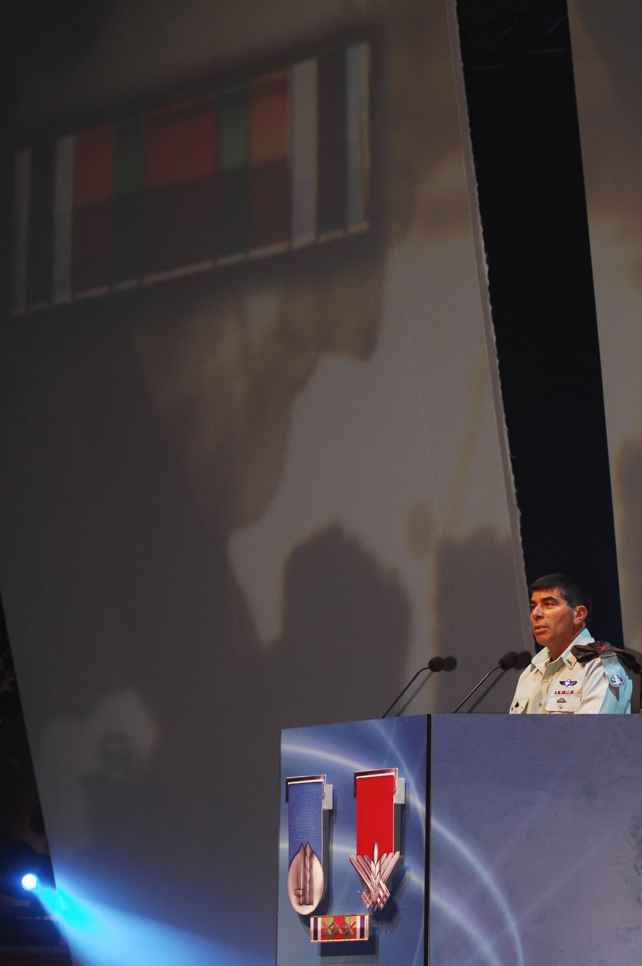 Awarding campaign ribbon Second Lebanon War 1