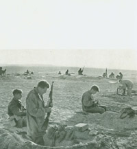 Sinai desert during war 1956