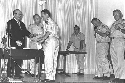 Six Day War ribbon - ceremony IDf generals