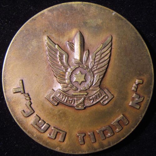 Israel Air Force Medal 1974 front
