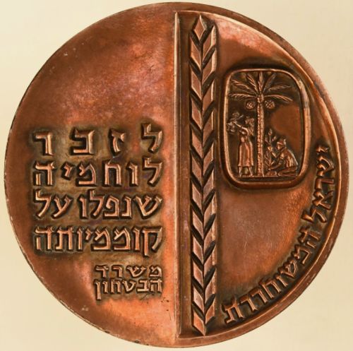 Israeli Medal Remembrance Day Fallen Soldiers