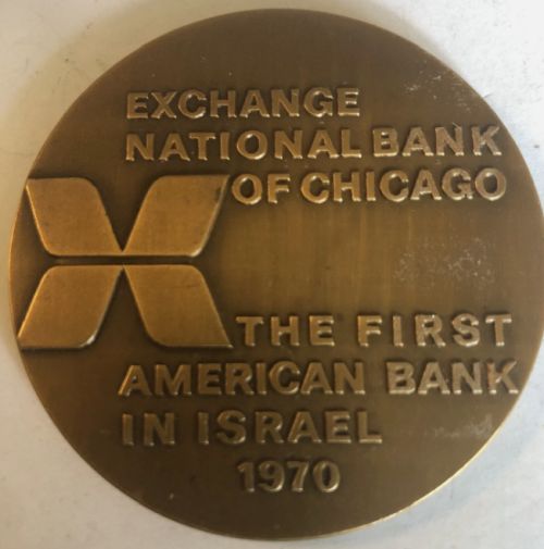 Medal Exchange National Bank Of Chicago