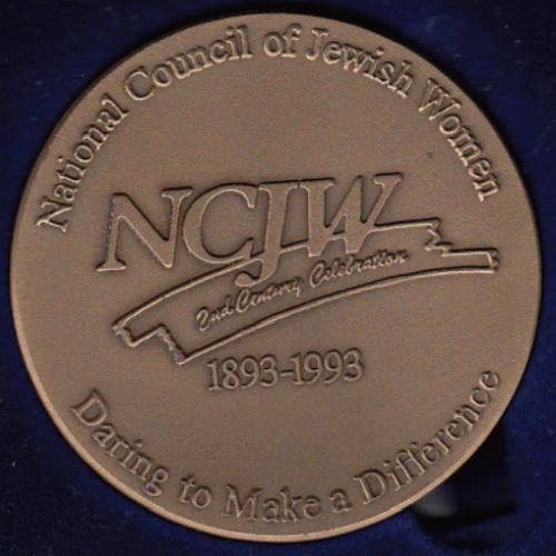 Medal National Council Of Jewish Women