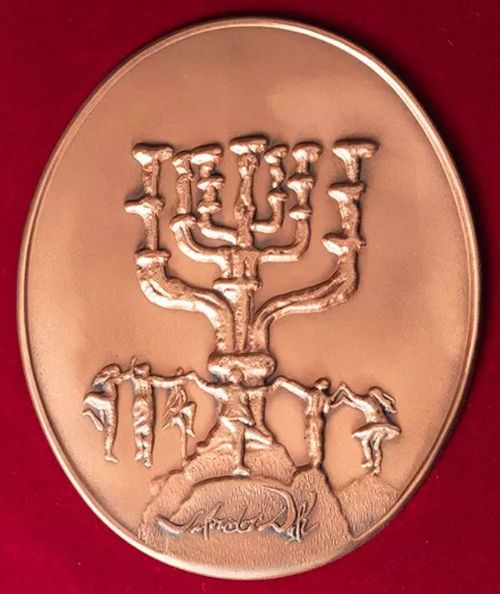Medal Menorah