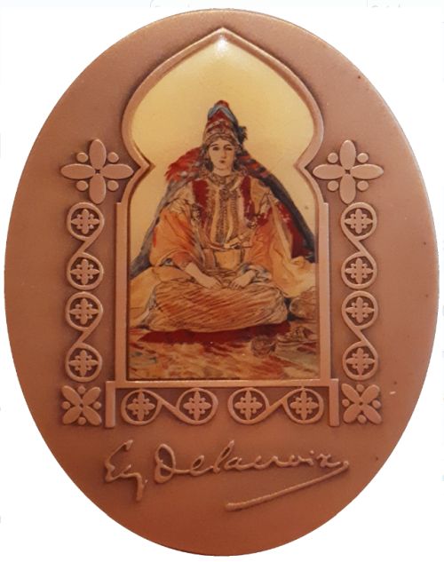 Medal Eugene Delacroix - Jewish Bride of Tangier