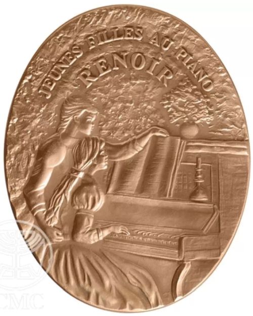 Medal Renoir - Jeune Filles au Piano - Girls At The Piano