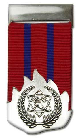 Israel Fire brigade obsolete Decoration of Exemplary Service