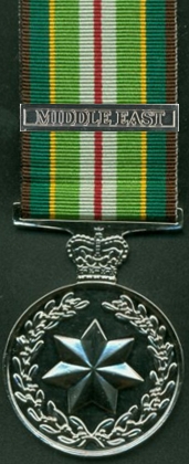 Australian Active Service Medal Middle East