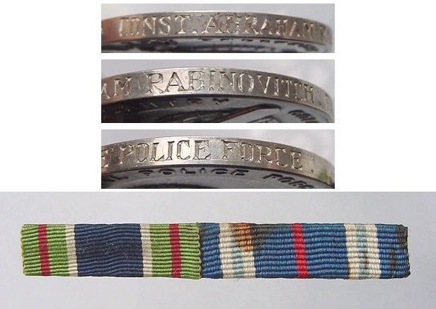 UK Medal and Israeli Ribbon