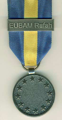 medal EUBAM Rafah