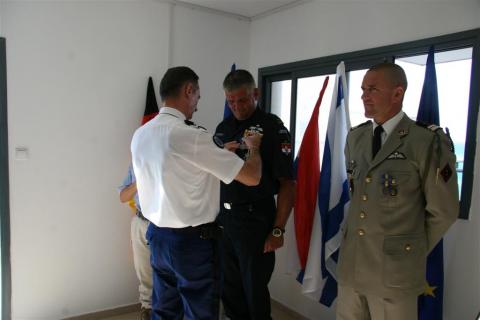 Award ceremonies of EUBAM Rafah Medals 