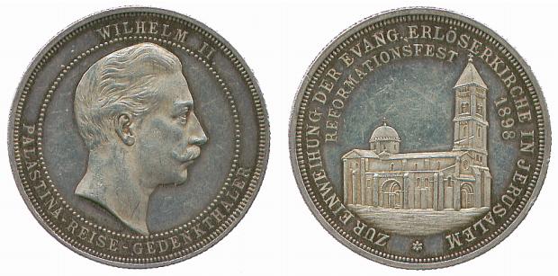 Medals of visit of Kaiser Wilhelm 1898 - 3