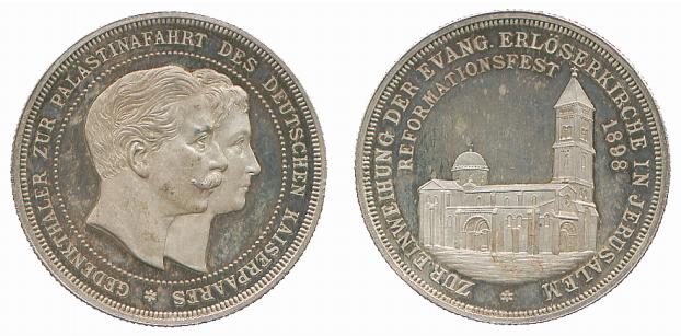 Medals of visit of Kaiser Wilhelm 1898 - 8