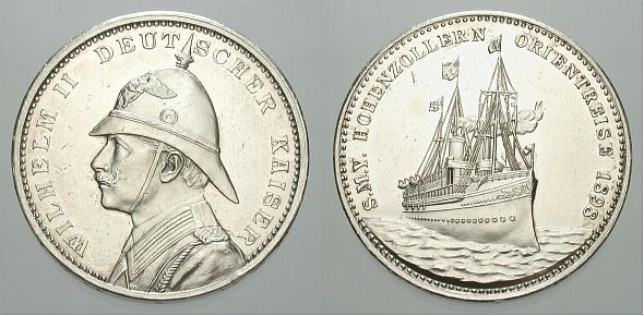 Medals of visit of Kaiser Wilhelm 1898 - 10