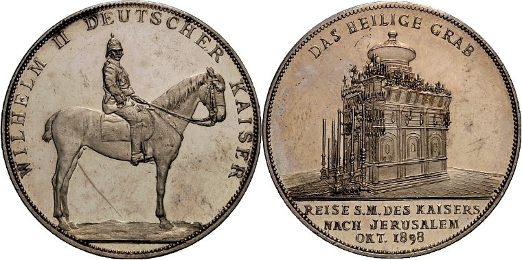 Medals of visit of Kaiser Wilhelm 1898 - 7