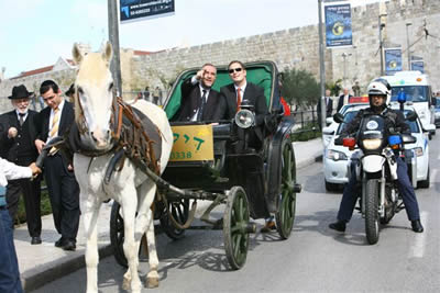 Kaiser Wilhelm's great-grandson in Jerusalem 2008