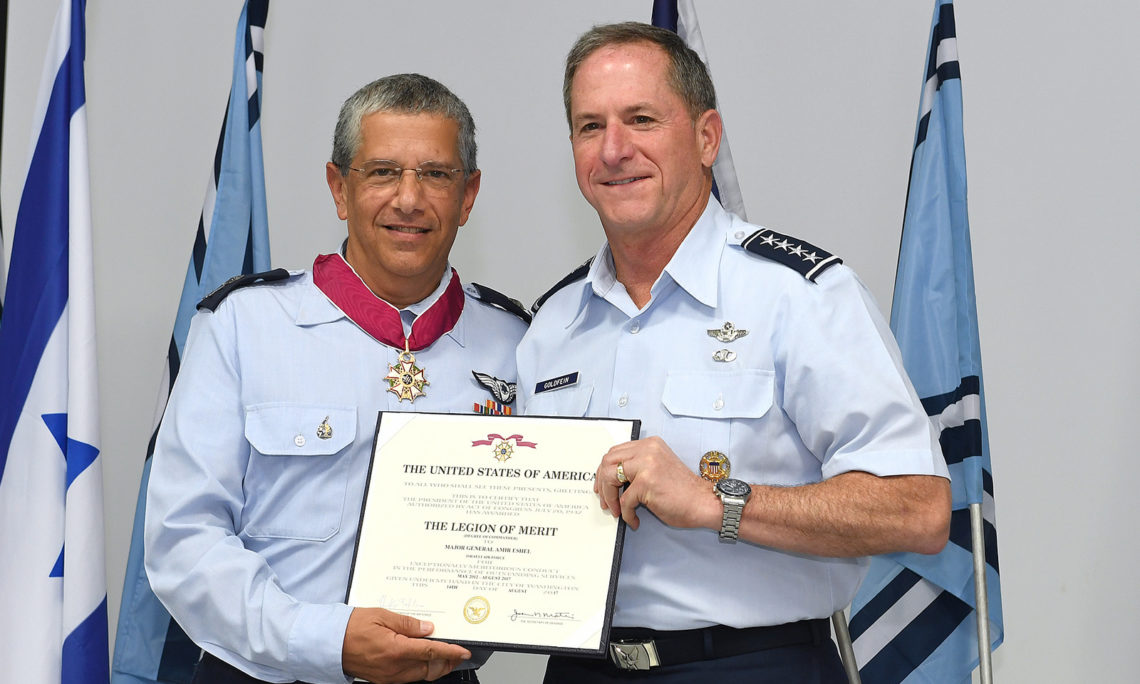 Maj. Gen. Amir Eshel decorated
