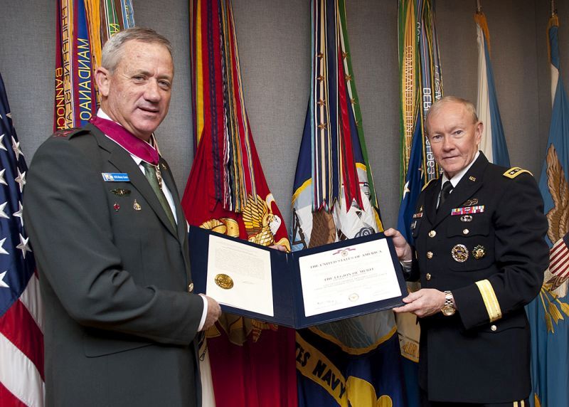 Lt. Gen. Benny Gantz with the Legion of Merit