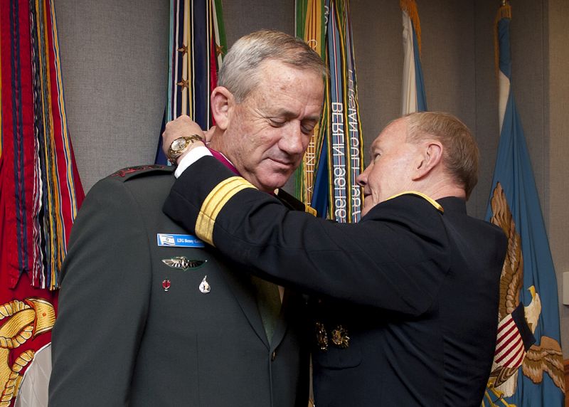 Lt. Gen. Benny Gantz with the Legion of Merit