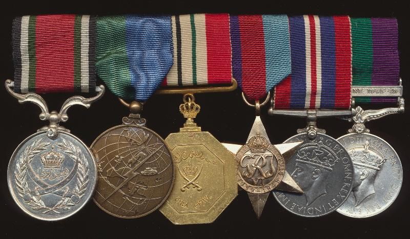 British medal group for service in Palestine 3