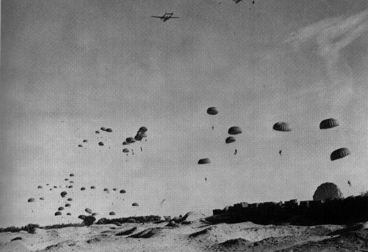 Paratroopers on Suez Canal Zone