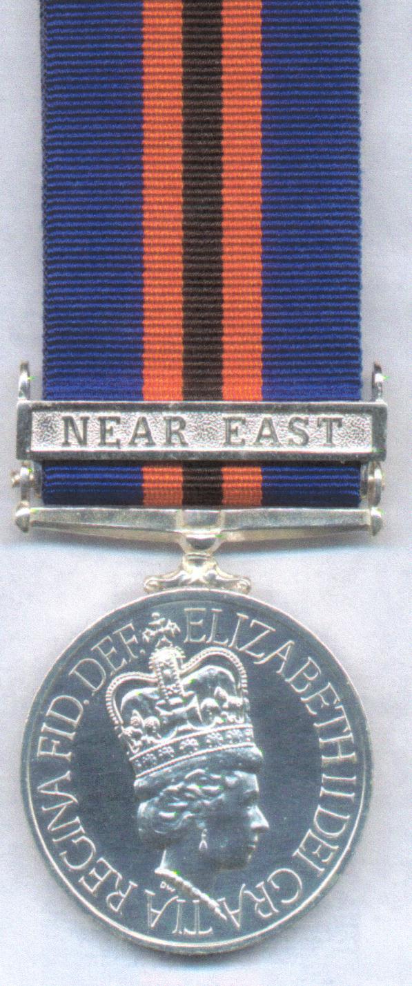 New Zealand General Service Medal Near East