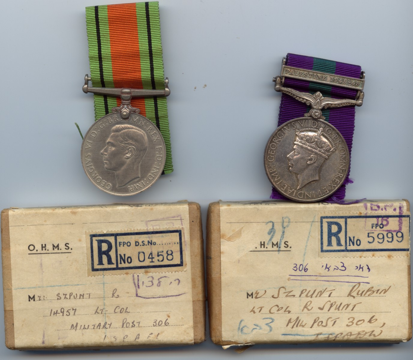 UK  medal PALESTINE 1945-48