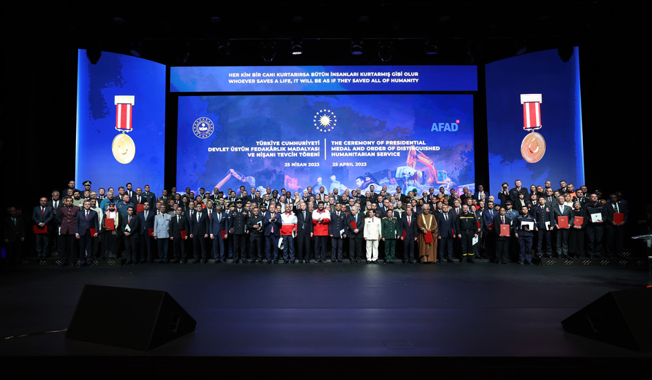 Turkish State Medal ceremony