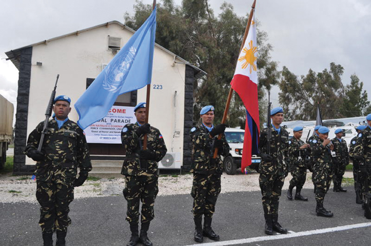 Award ceremonies UNDOF medals