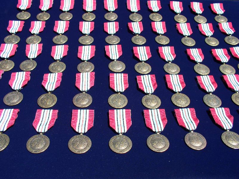 Award ceremonies UNDOF medals