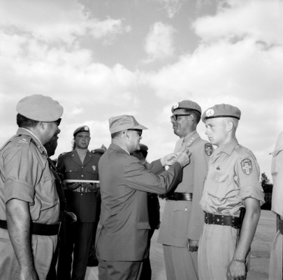 Award ceremonies UNEF medals