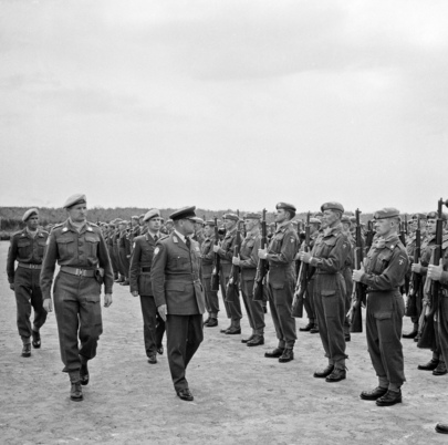 Award ceremonies UNEF medals