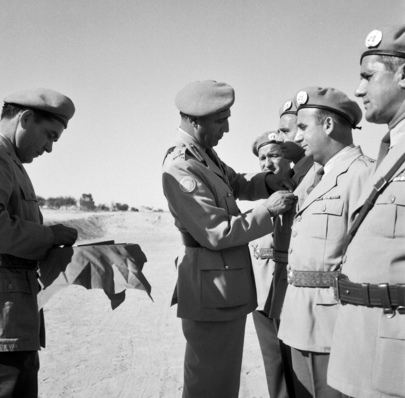 Award ceremonies UNEF medals