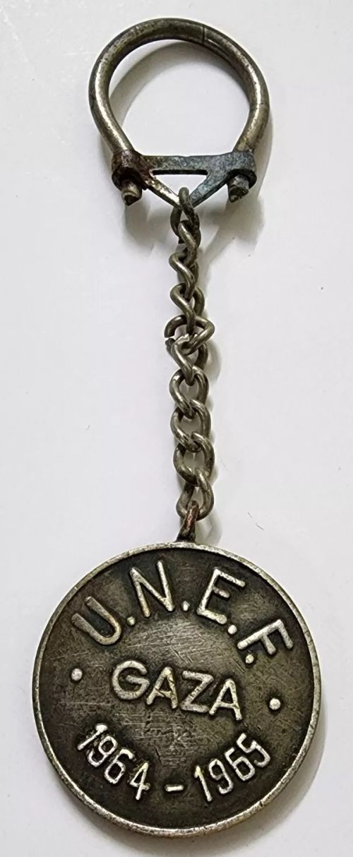 UNEF Keychains Gaza 1964 1965