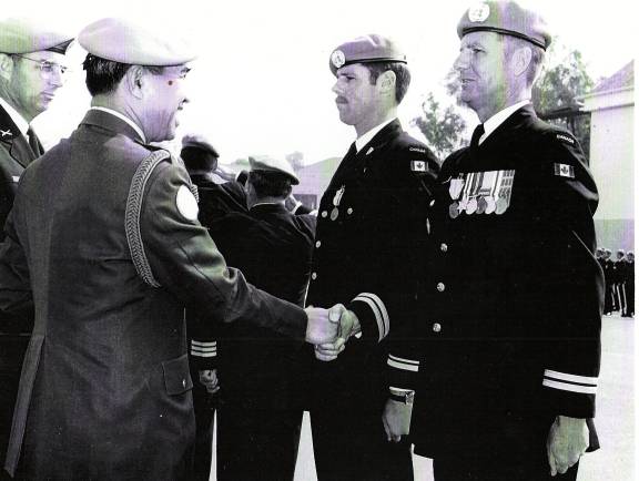 Award ceremony of UNEF2 medals