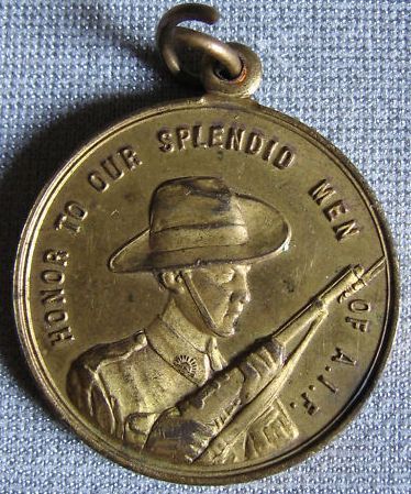 ANZAC Day, 1914- 1918 medal  front