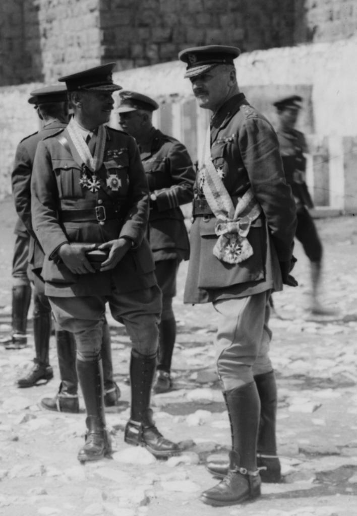 General Allenby decorated , medals