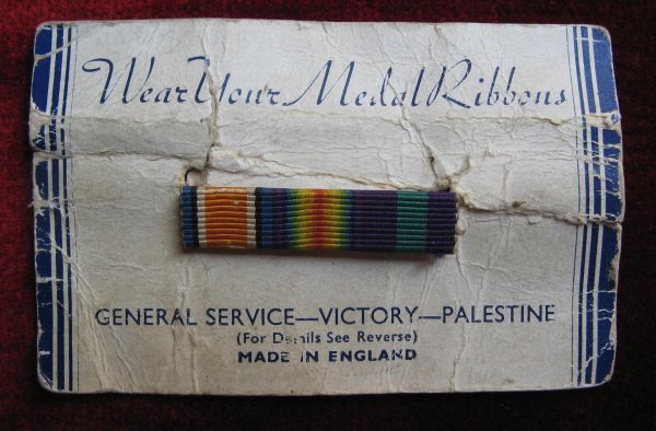 Miniature ribbons of WW1 