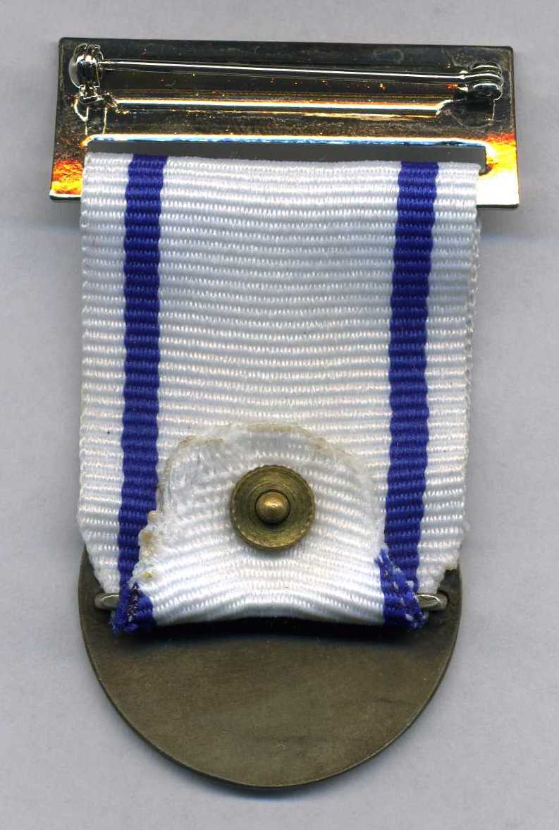 Chief of Staff Medal of Appreciation 2004 back