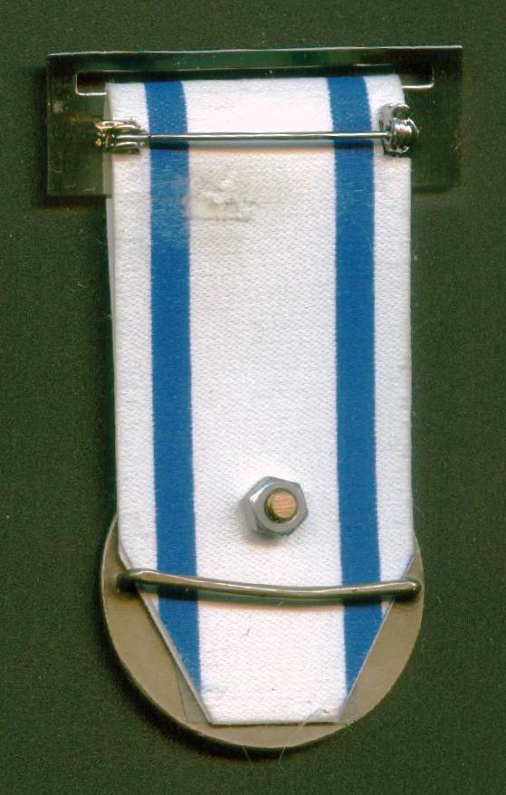 Chief of Staff Medal of Appreciation back