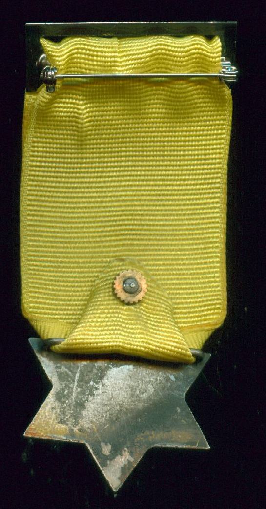 Back of version of Medal of Valor