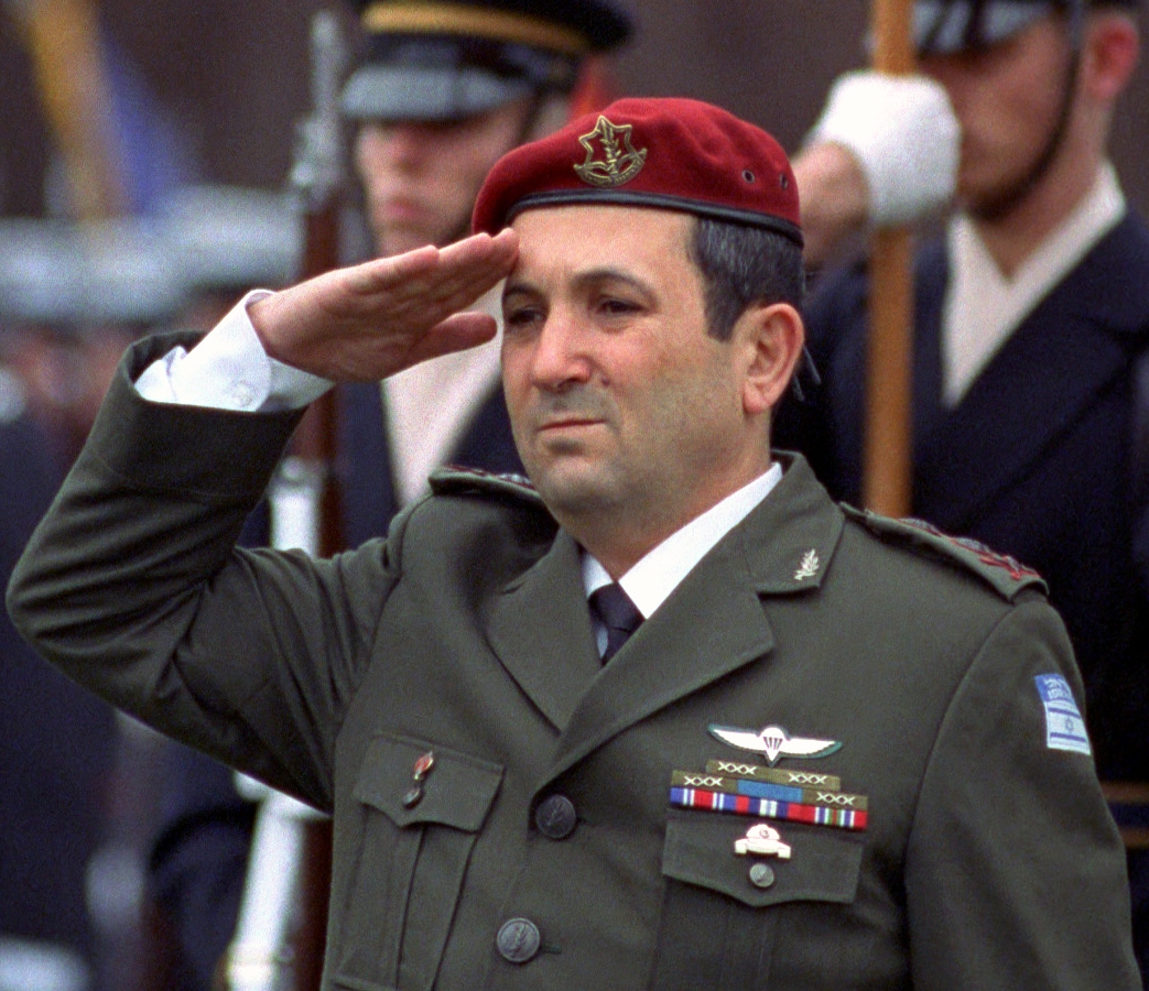 General Ehud Barak, with four Chief Of Staff Citations