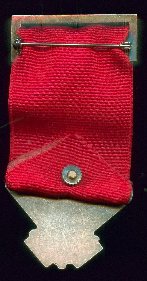 Israel Medal of Courage, version 2001 back