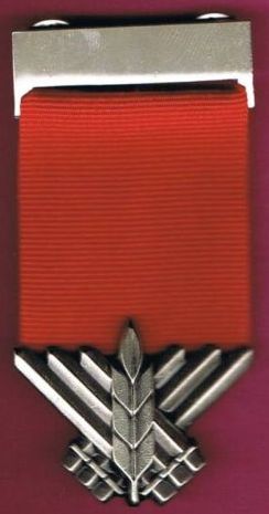 Israel Medal of Courage, version 2012 front