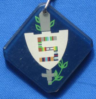 Key chain with the symbol of the Five Medals Club