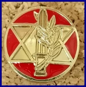 pin 50 year Decorations  red