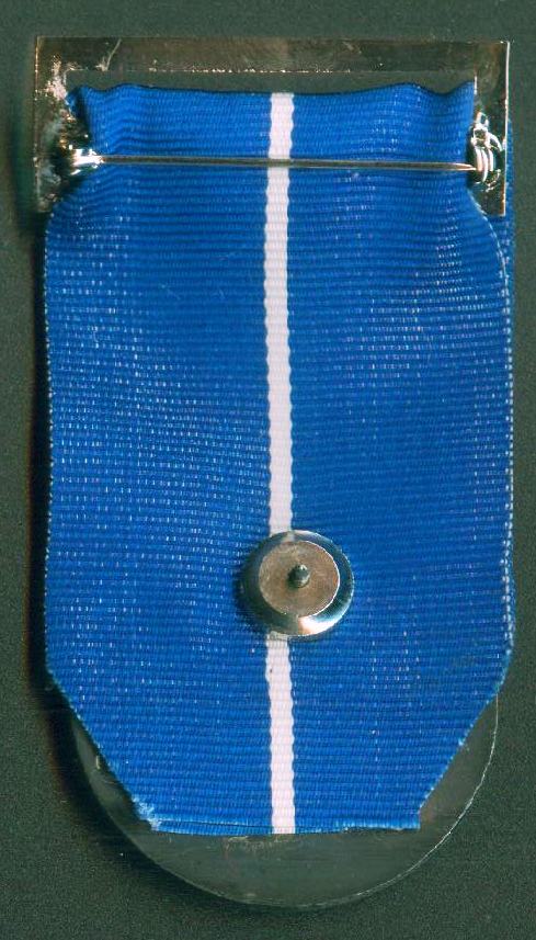 Service Medal of the Israel Police 2009 back