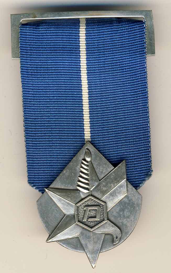 Volunteers Medal of the Israel Police - detail 1